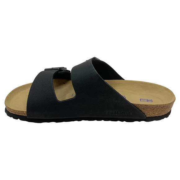NEW Birkenstock Arizona Black Leather Soft Footbed Sandals Sz EU 43 US 10 NWB - Picture 7 of 14